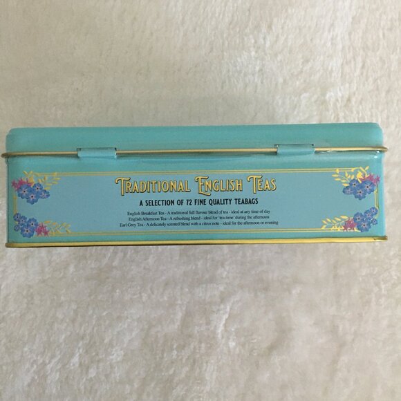 Traditional English Teas Vintage Victorian Tin 72 Bags 7.5 x 5 Tin - Picture 7 of 15
